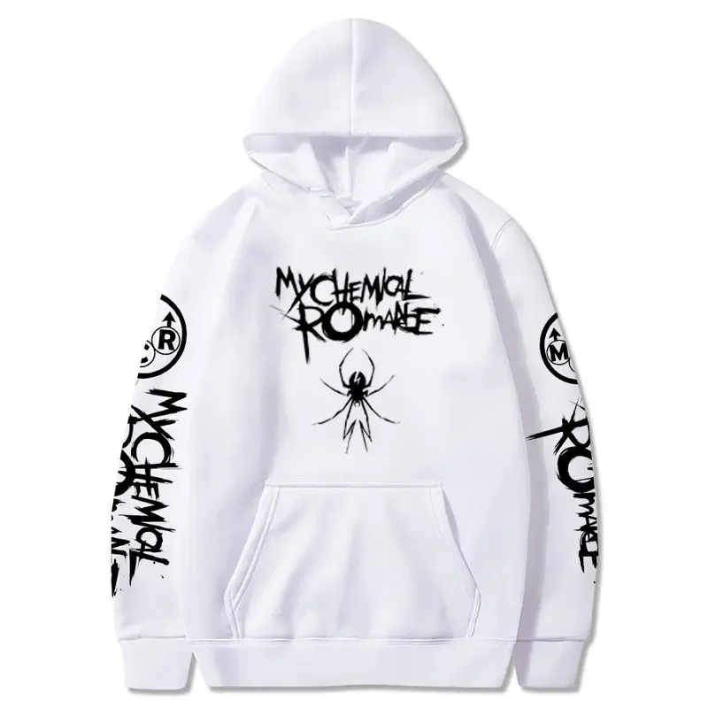 My Chemical Romance Hoodies Punk Band Fashion Hooded Sweatshirt Hip Hop Hoodie Pullover Men Women Sports Casual Rock Top Clothes