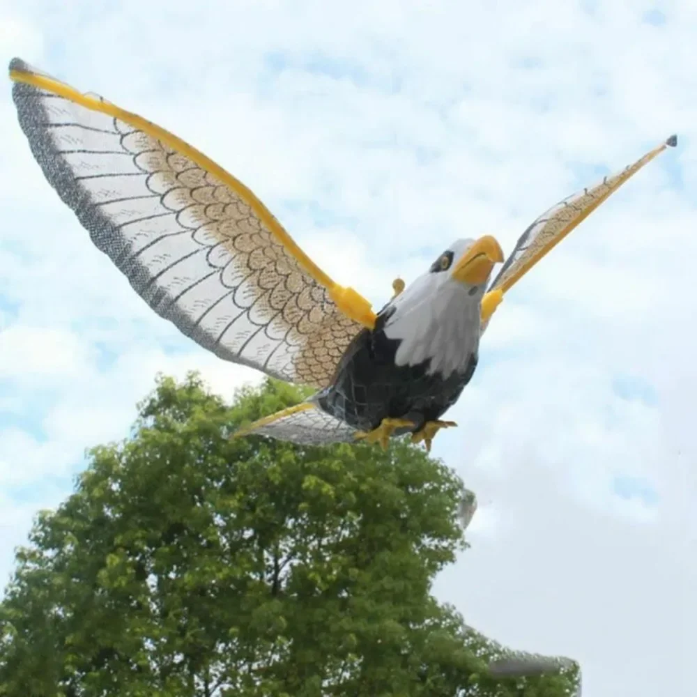 Repelente de aves colgante, espantapájaros de águila, búho volador, emulación, halcón volador, jardín, patio, Control de plagas al aire libre