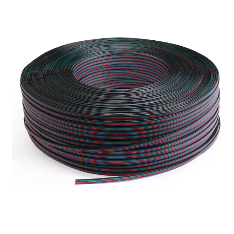 1M LED Connector Wire 2/3/4/5/6Pin 22AWG 20AWG 18AWG Extension Electric Wire Cable For LED Strip Connectors