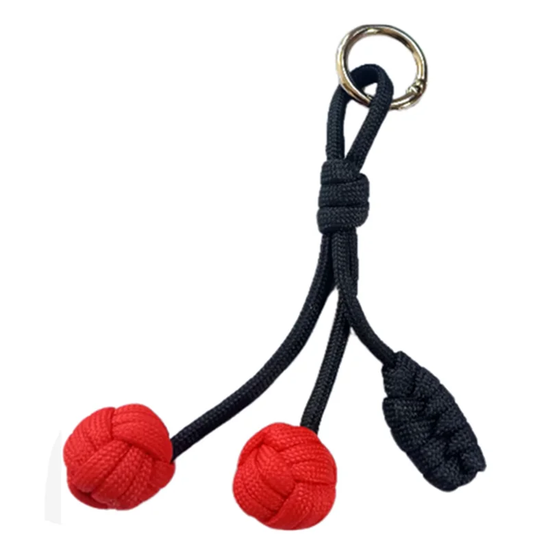 

Small fresh hand-woven bag pendant Korean version of minority Instagram couple hand rope pendant umbrella rope diy keychain