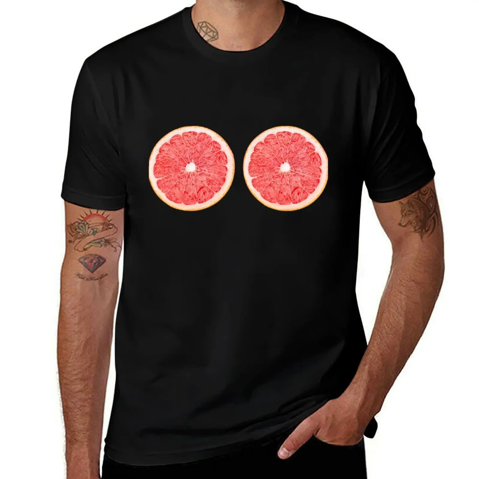 

shirts man shirts for shirt t T-Shirt T-Shirt man summer cotton t t printed man for halves Grapefruit