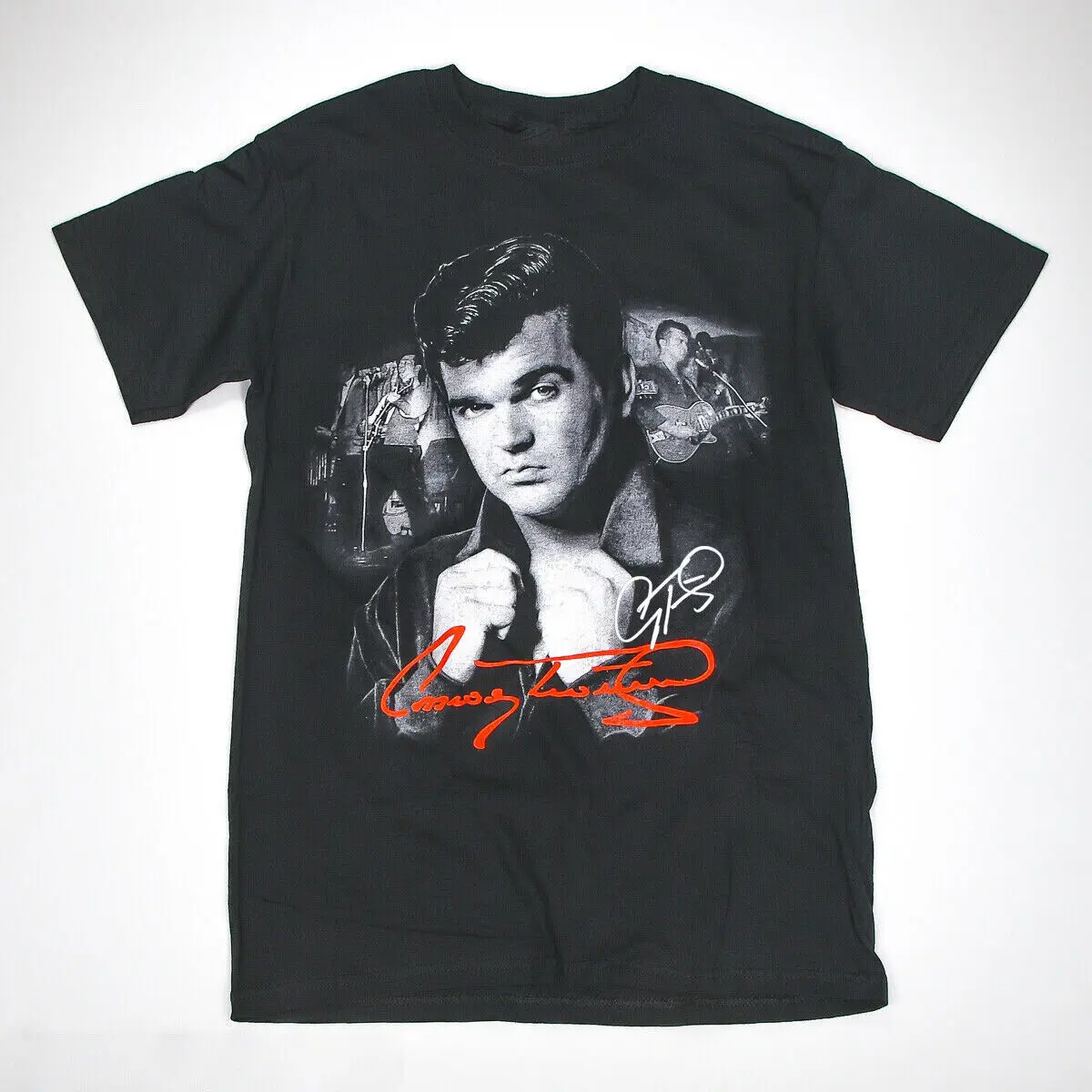 Vintage Hello Darlin Conway Twitty Shirt Short Sleeve Black Unisex S-4XL CC886