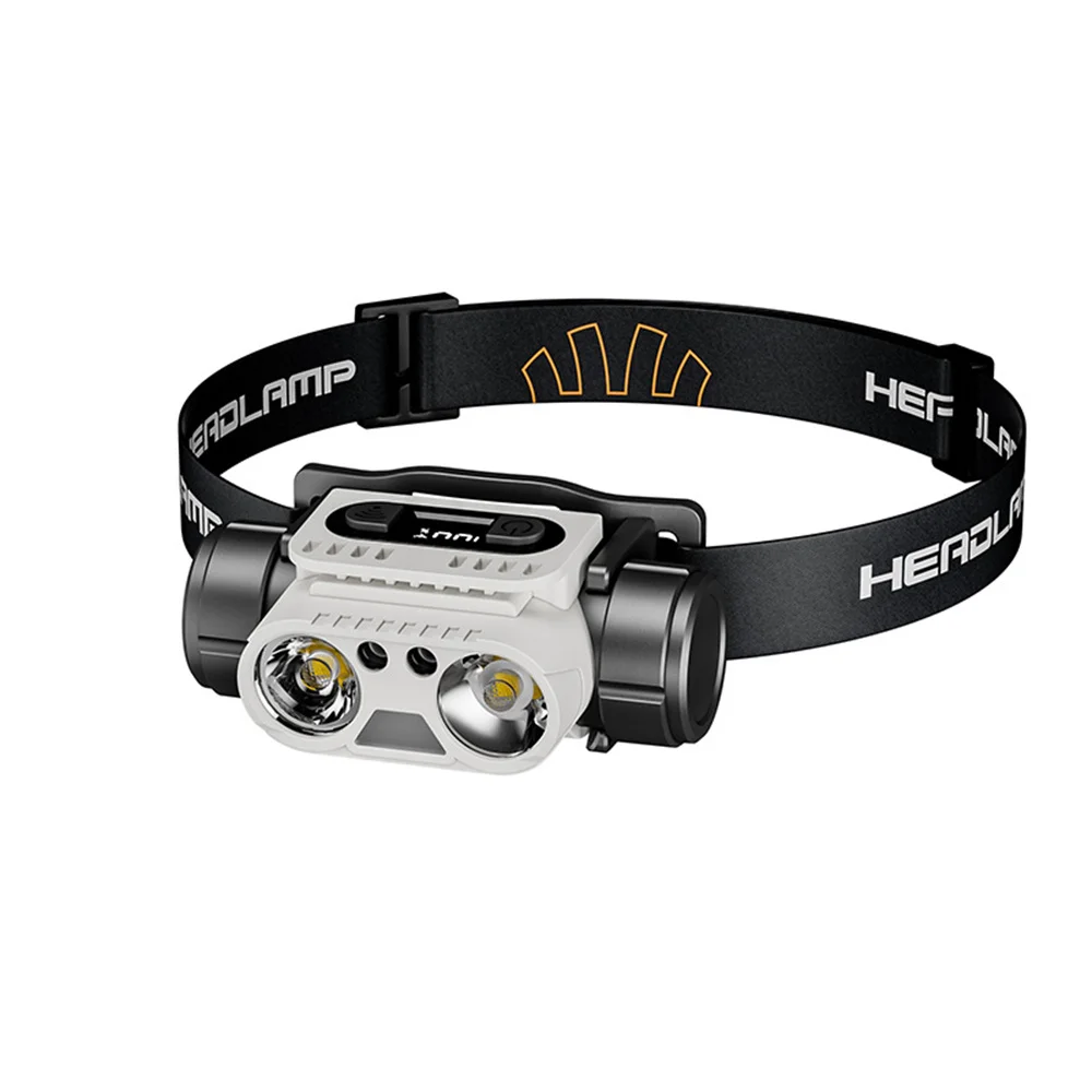 Powerful LED Rechargeable Headlamp 1500 lumens Rotating Aluminum LED Waterproof Head Flashlight for Outdoor,Camping,Fishing