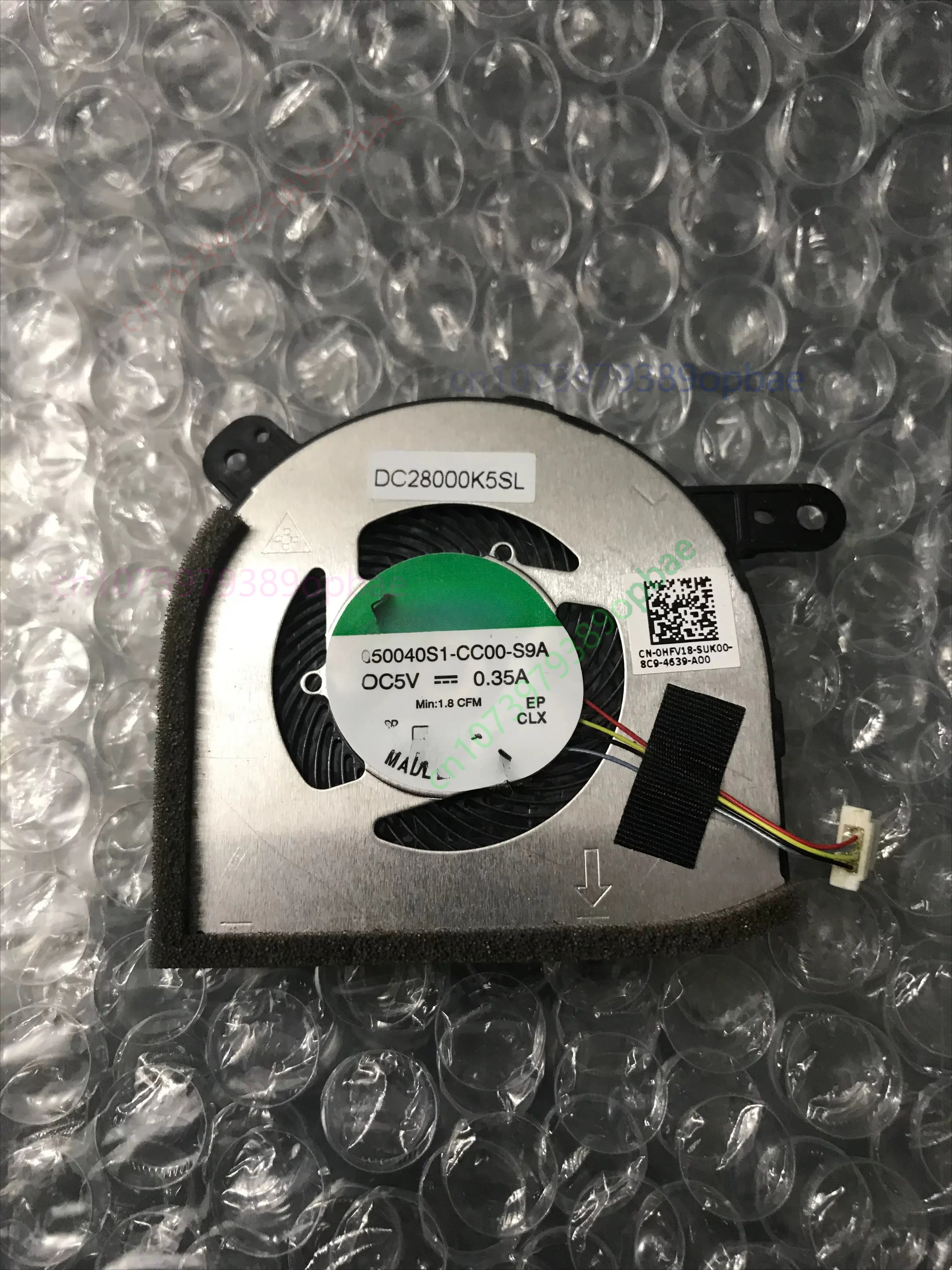 For DELL Latitude 12 5290 5285 2in1 CPU Cooling Fan 0HFV18 07487H New Original Laptop Cooler Replacement Parts