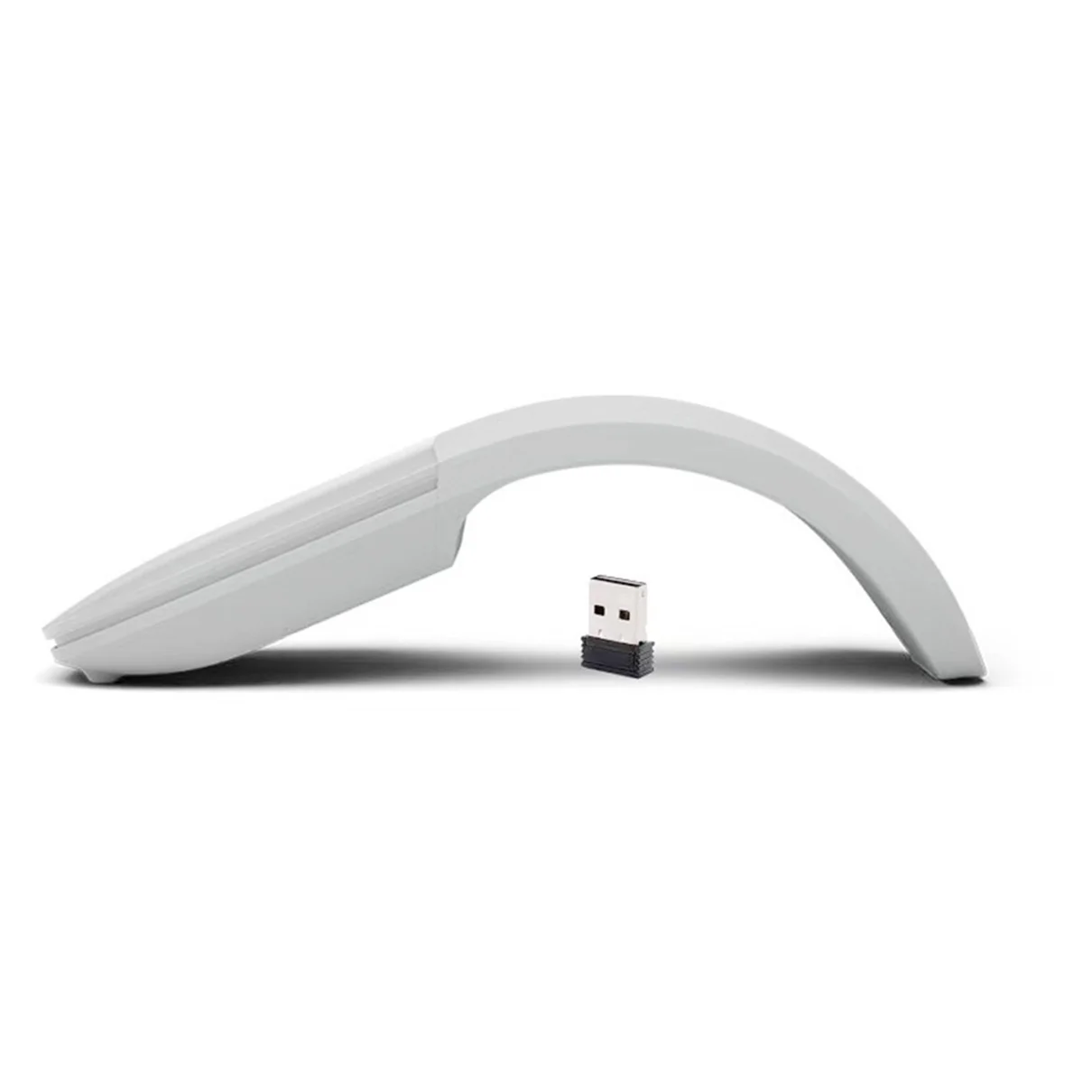 Ratón inalámbrico A56XQ plegable Arc Touch Mause ultrafino silencioso para oficina para PC portátil blanco