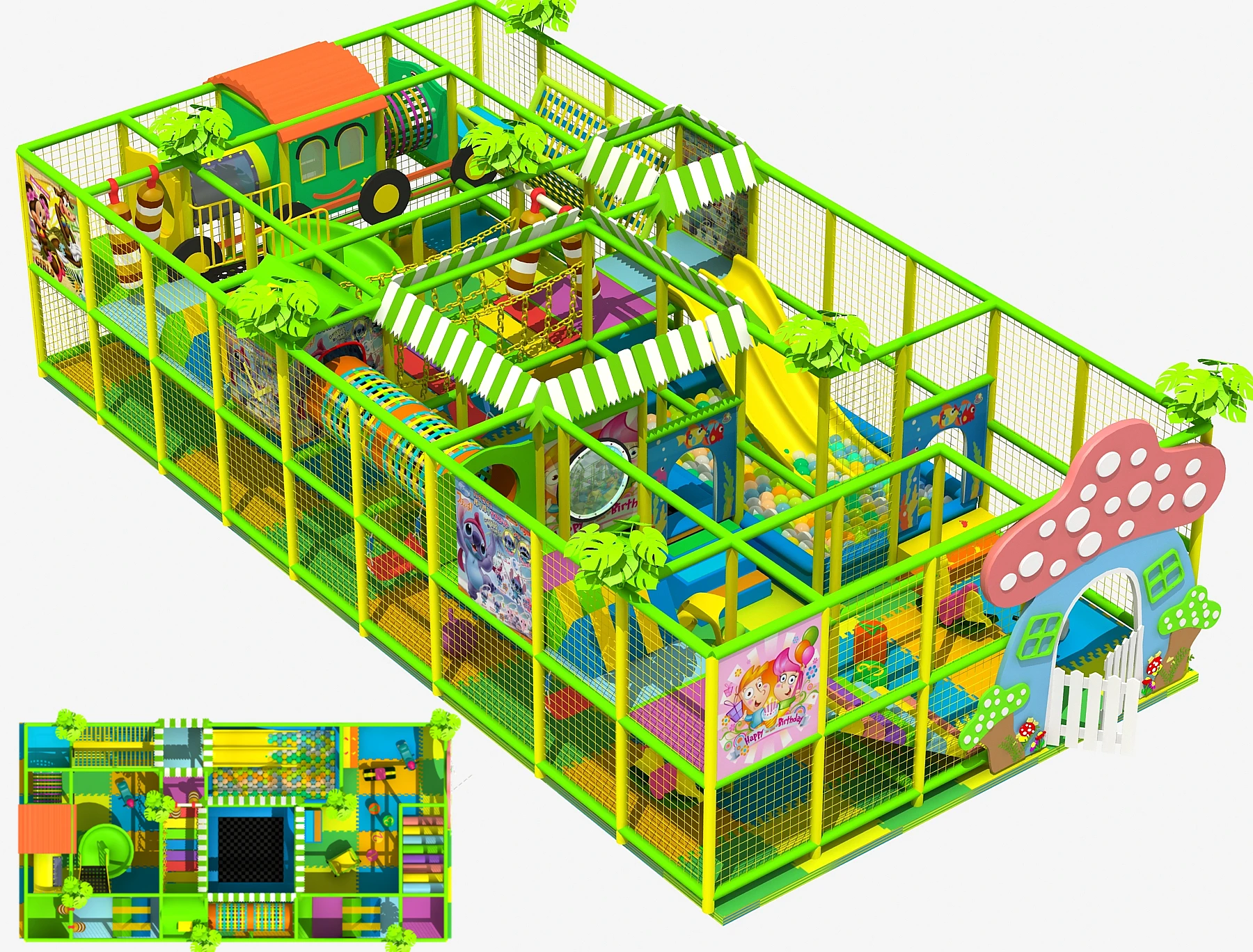 Hot Sale Naughty Fort Commercial Indoor Playground Equipment For Kids