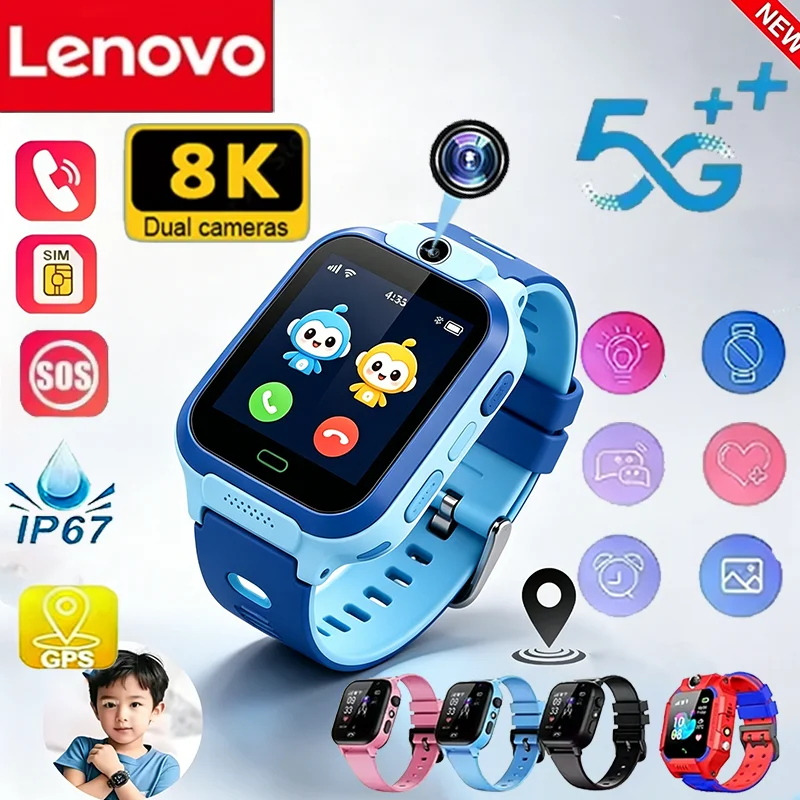 Reloj Inteligente Lenovo para Niños Impermeable