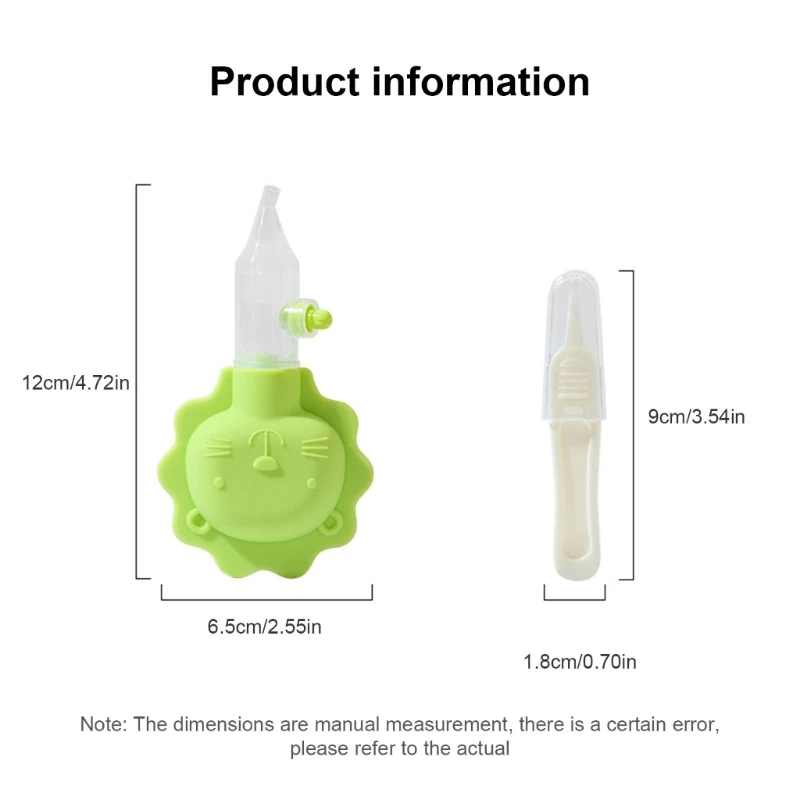 simple clean Silicone Baby Nasal Aspirator Hygienic Baby Nose Sucker Toddler Friendly Nose Clearing for Home or Travel Use images - 6