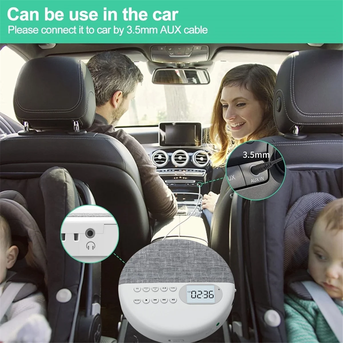 

Многофункциональный аудиоплеер 2025+, двойной стерео Mp3-CD-плеер, обучающая машина для плода, машина для повторения, машина для изучения английского языка