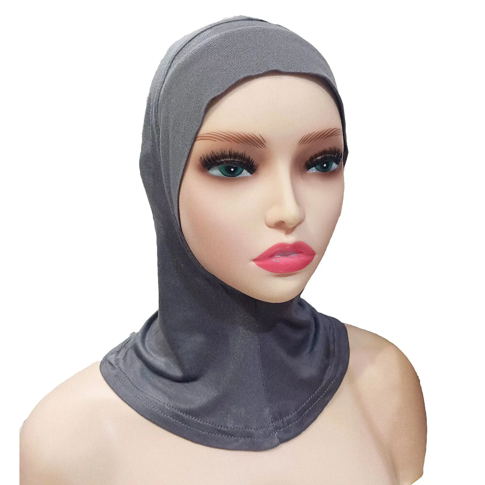 

Women Muslim Underscarf Head Cover Muslim Headscarf Inner Hijab Caps Islamic Underscarf Ninja Hijab Scarf Hat Cap Bone Bonnet