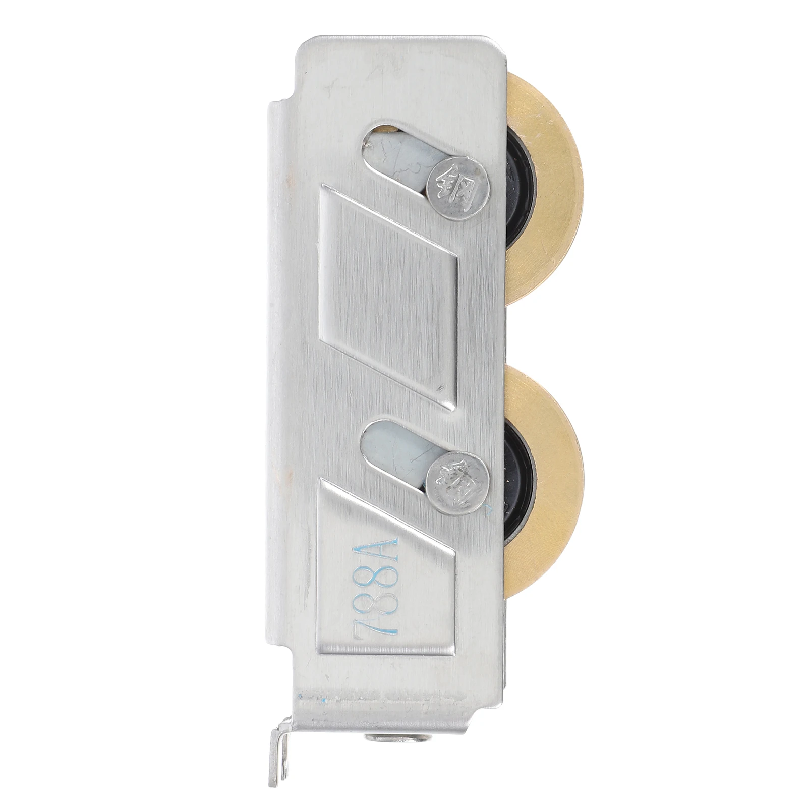 

2Pcs Sliding Door Roller Stainless Steel Shell Double Copper Wheel Ball Bearing for Smooth Closet Patio Screen Door Operation