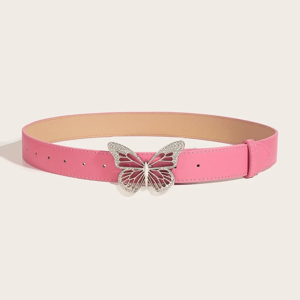 

Elegant Retro Women's Belt Buckle PU Leather Jeans Waist Belt Skirt Waistband Jeans Pairing