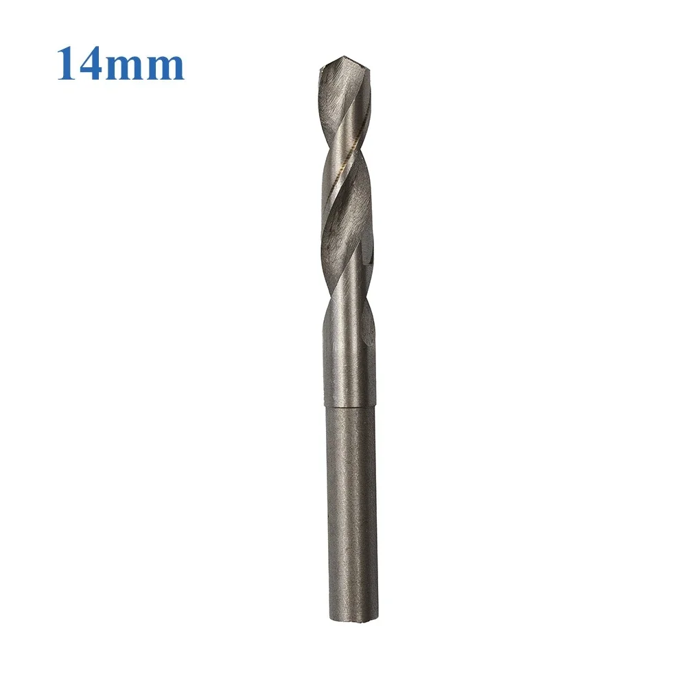 HSS Reduced Shank Drill Bit, 22mm Diameter, Round Shank, Counterclockwise Spiral Flute for Efficient Chip Evacuation