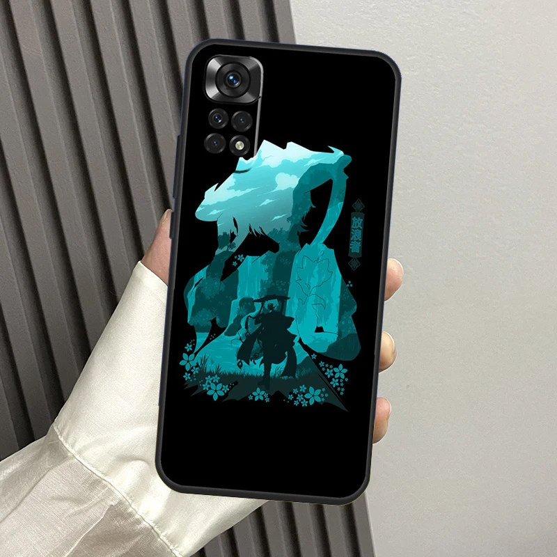 Genshin Impact Wanderer Phone Case For Xiaomi Redmi Note 12 11 8 9 10 Pro 10S 11S 8T Redmi 10C 10A 10 12C 9C Funda
