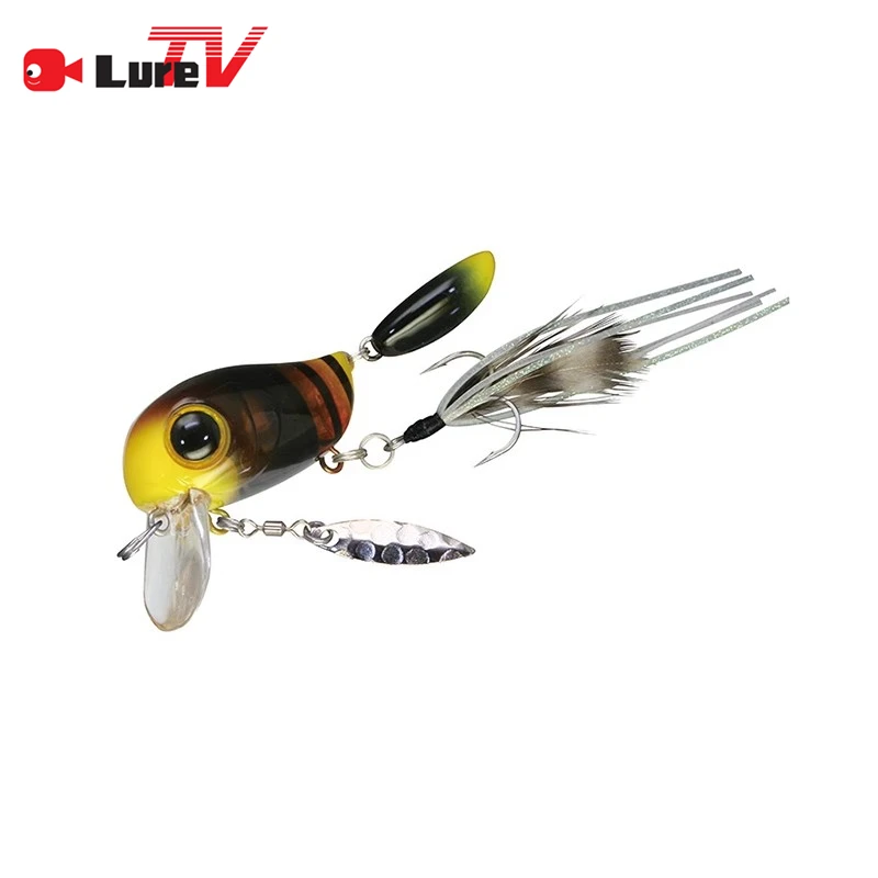 luretv Jackall SAME STYLE 1PCS water surface lure MICRO TAPPY floating rock fat guy