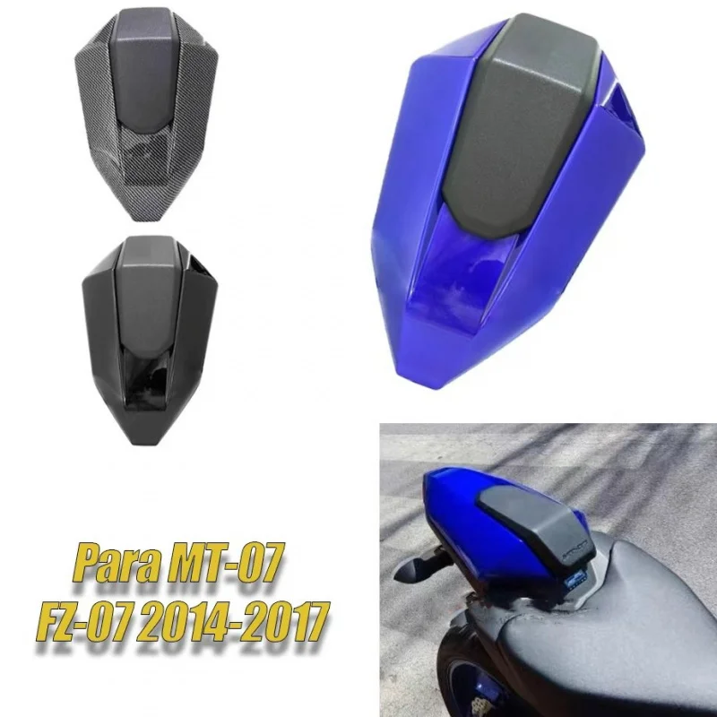 Motorcycle Accessories For MT FZ 07 Rear Seat Cover Cowl Passenger Only Fairing For Yamaha MT-07 FZ-07 2014-2017 MT07