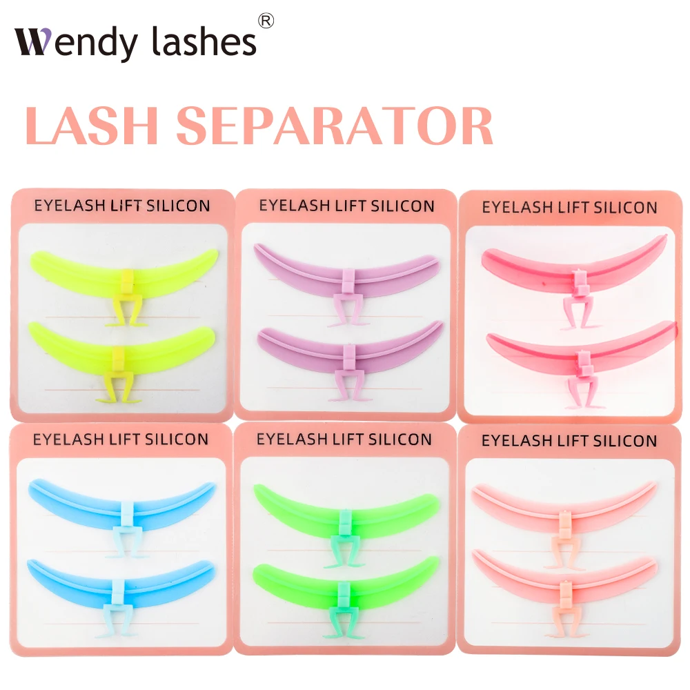 Wendy Lashes Eyelash Separator for Lash Extension Reusable Silicone Pads Eyelash Grafting For Beginners Professional Makeup Tool