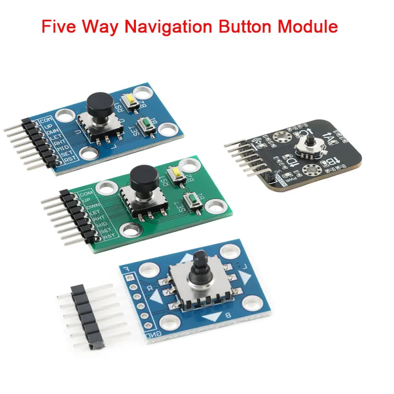 10Pcs/1pc Five Way Navigation Button Module 5D Joystick Microcontroller Independent Keyboard Switch 5 Direction For MCU AVR