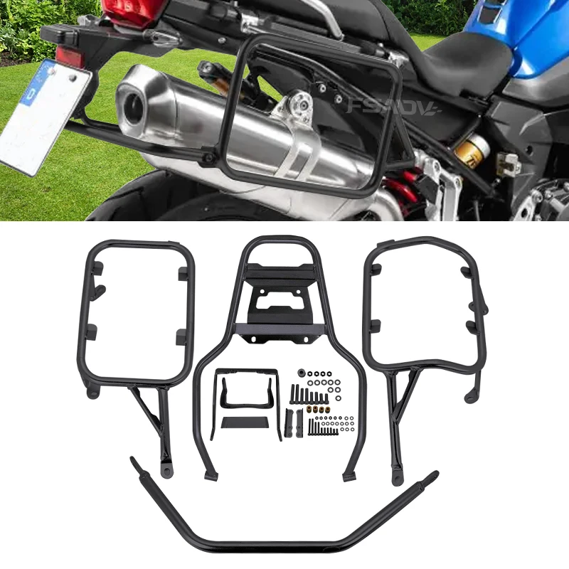 

For BMW F900GS Motorcycle Accessories Luggage Rack Tail Box Saddlebag Panniers F 900 GS F900 GS 2024 2025 Side Rack Luggage