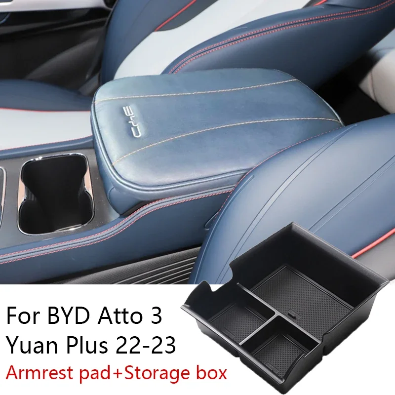 

Car Armrest Heighten Pad Storage Box for BYD Atto 3 Yuan Plus 22-23 Supporting Arms Relieving Fatigue Soft Protective Cover Mat