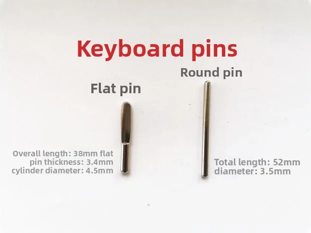 

Piano Accessories Piano Keyboard Pin Round Pin Flat Pin