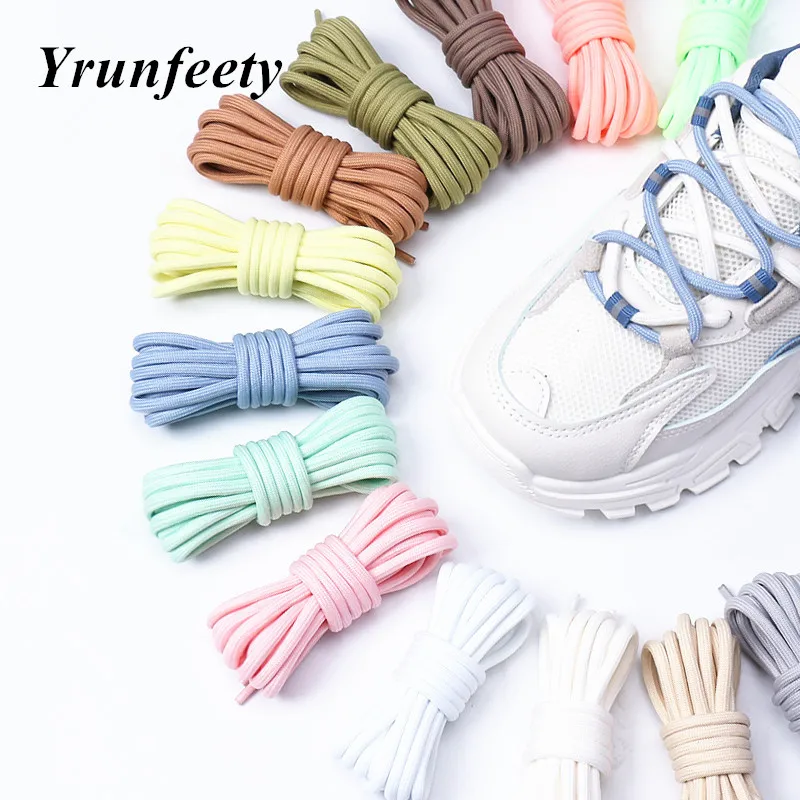 2023 New 100/120/140CM Sneaker Clunky Shoelaces Outdoor Climbing Shoe Lace Martin Boot Laces for Casual Sport Yeezy Laces 1 Pair