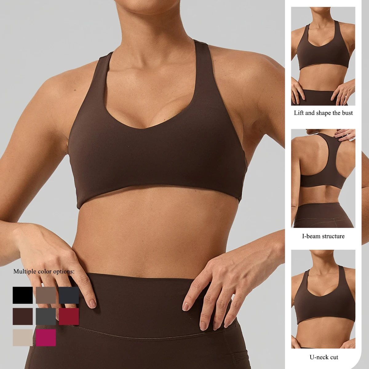 Hearuisavy Gym Sports Bra High - Sports Bra High Impact 评论和价格