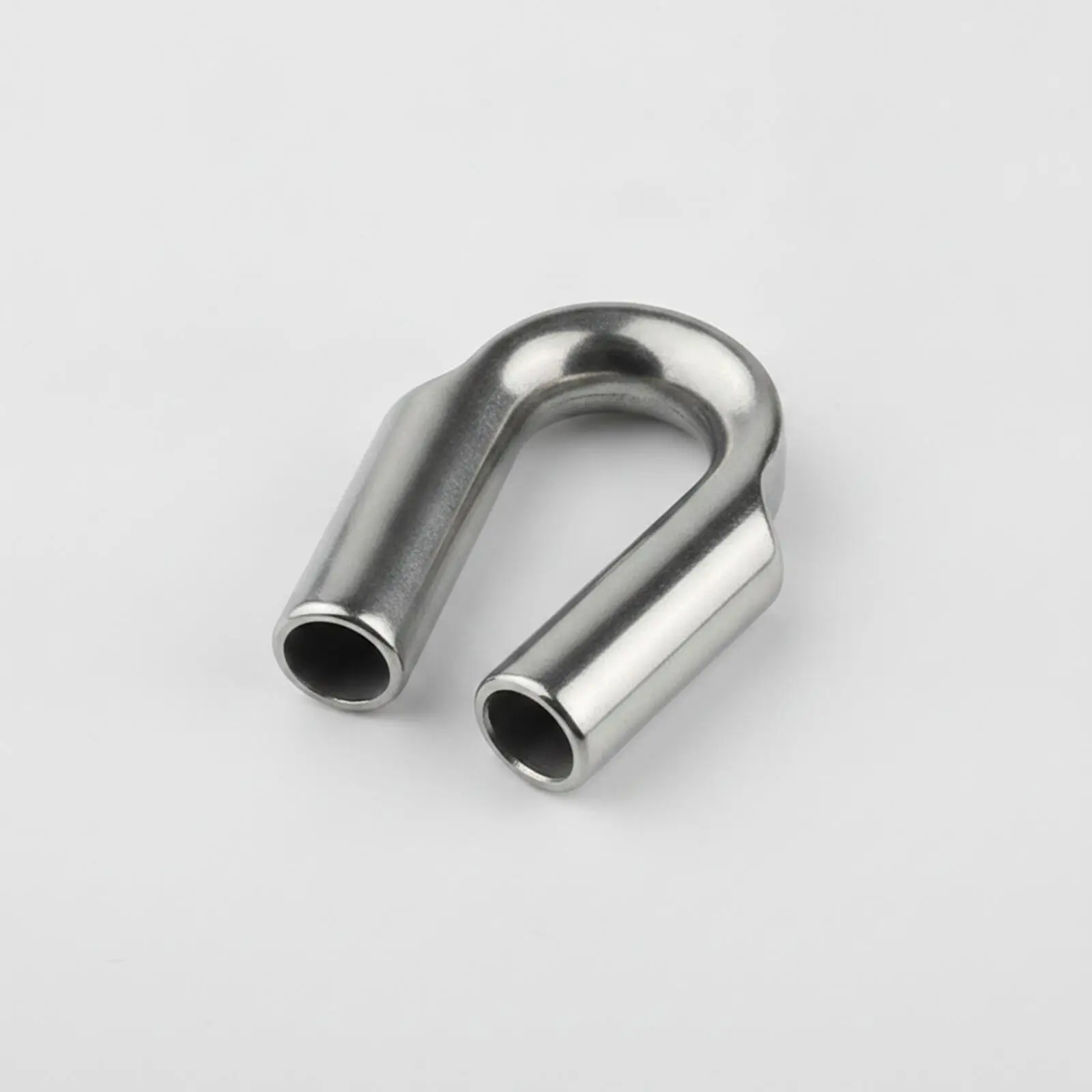 Tubular Rope Thimble Wire Rope Thimble with Reinforced Eye Rust Hardware Fitting for Anchoring Installations