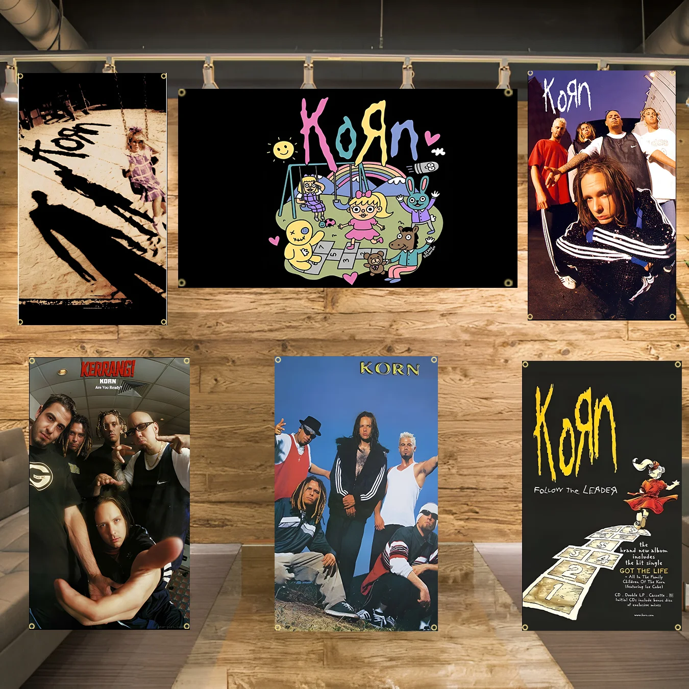 3x5ft 90x150 K-korn-Rock Cartoon Flag Polyester Printed Home or Outdoor Decoration Banner