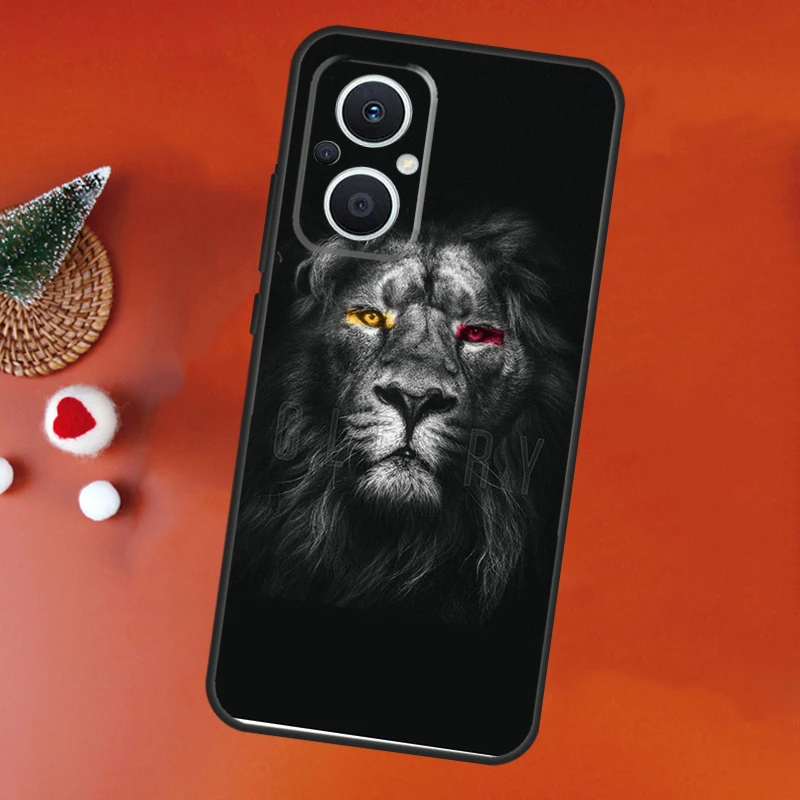 Ferocious Lion Funda For OPPO Reno 5Z 4Z 2Z 8T 4 5 6 7 8 Lite 10 Pro OPPO Find X6 Pro X2 X3 X5 Lite Case