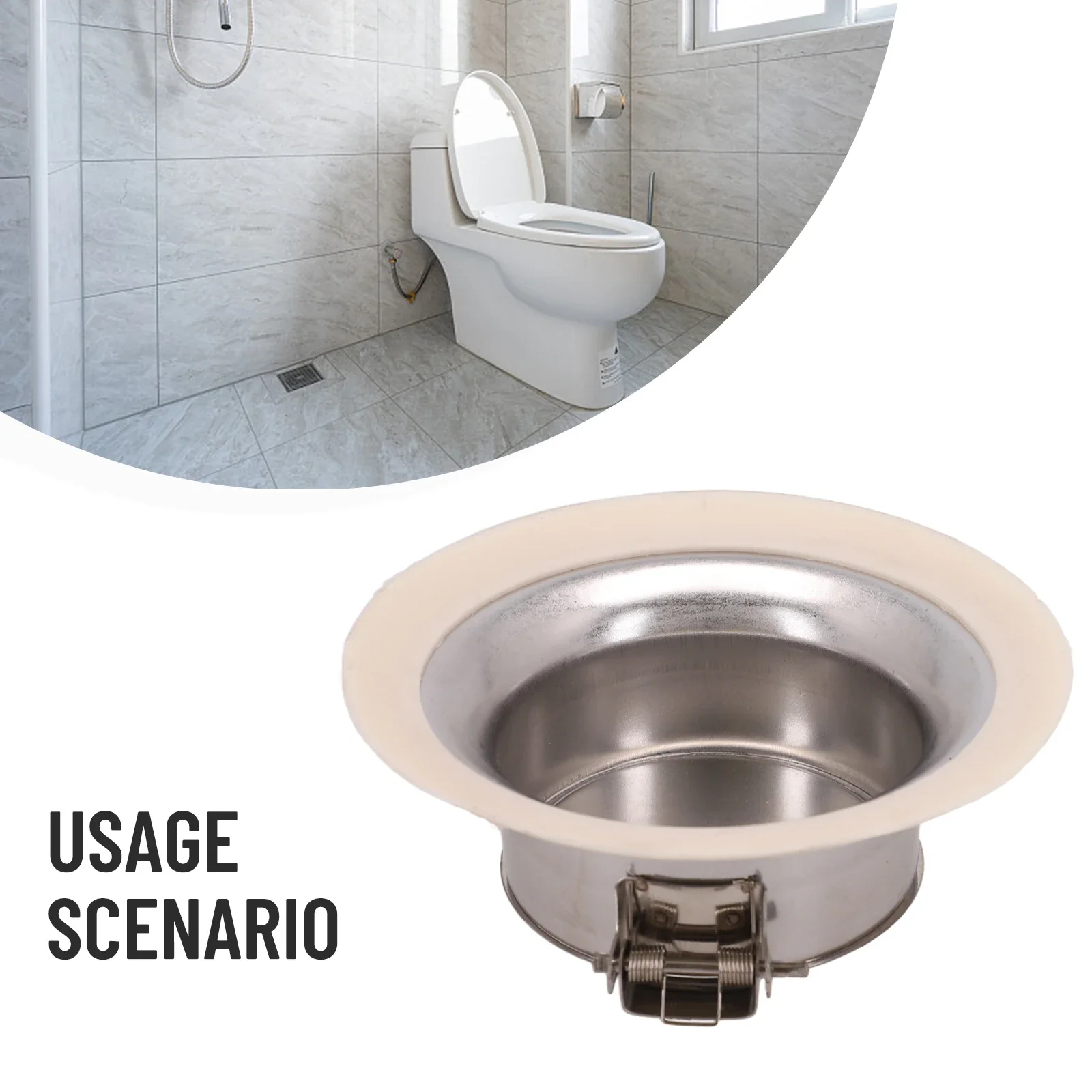 Stantuffo per wc Squatting Pan Home facile da installare buona resistenza chiusura a tenuta materiale di alta qualità nuovo di zecca