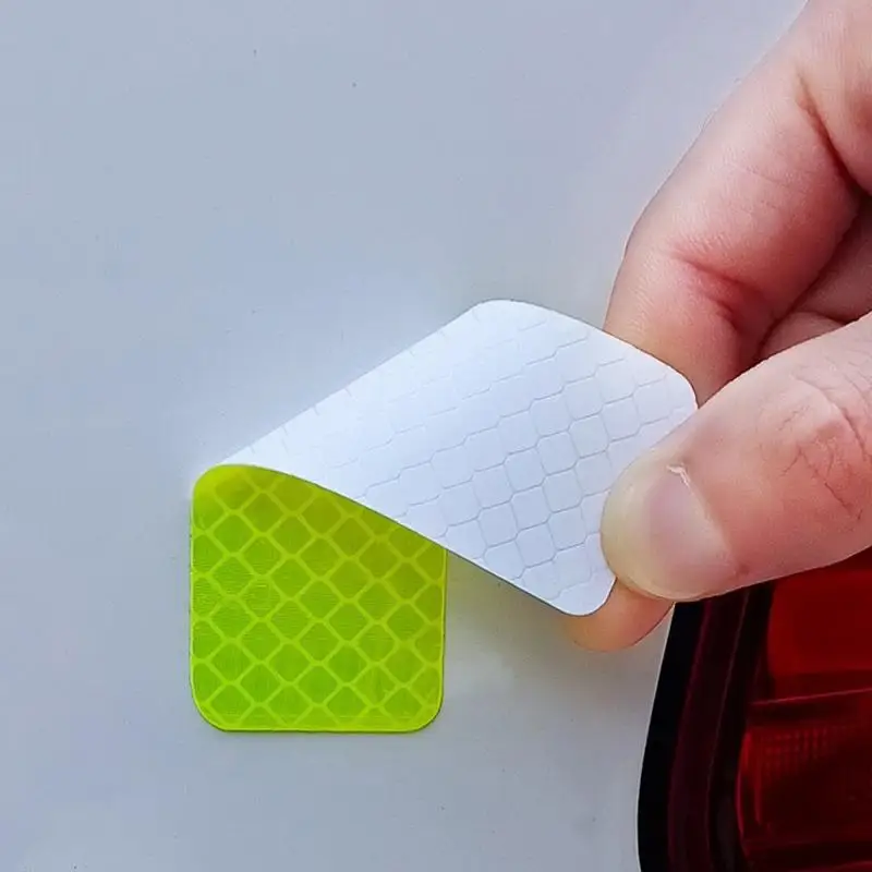 Sicherheitswarnung, reflektierende Aufkleberstreifen für Helme, wasserdicht, hohe Sichtbarkeit, 10–10 Stück, für den Nachtweg mit dem Roller – Detail 4