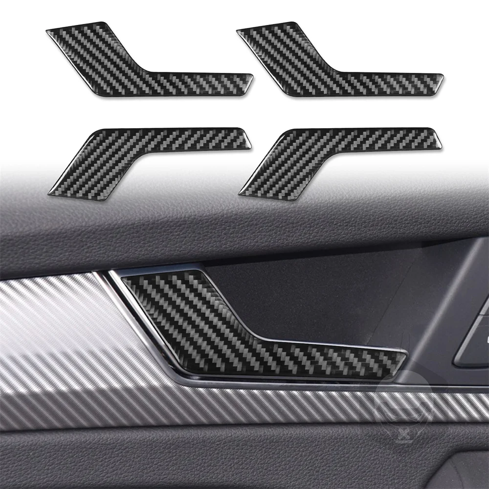 

Premium Carbon Fiber Door Handle Stickers for Audi Q5L 2018 - 4PCS Set with Precise Fit & Anti-Scratch Protection