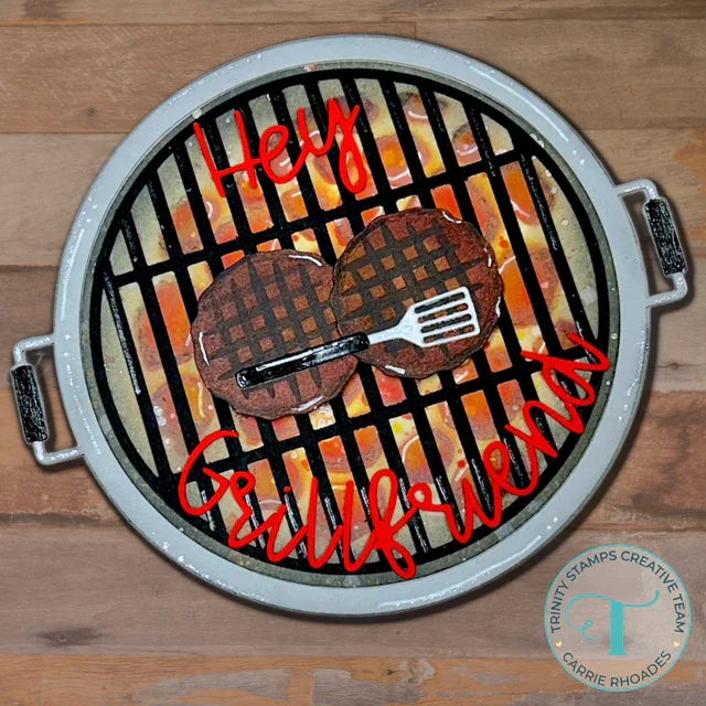 Grate Grillin Face Expression Hamburger Cake Cutting Dies Stencil for DIY Scrapbook Craft Embellishments Shake Card Polymer Clay - Image 2