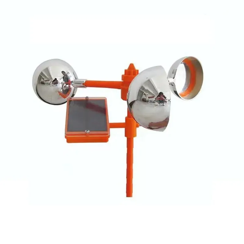 Ultrasonic bird repellent, solar acoustic panel, large-area anti bird plastic steel bird repellent, wind power generation