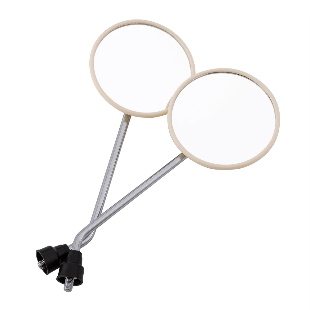 Espelhos Universais para Motocicletas e Scooters CH70 CL70 CT90 CL90 S90 CB100 CL100 CB125, Espelho Retrovisor com Rosca de 8mm