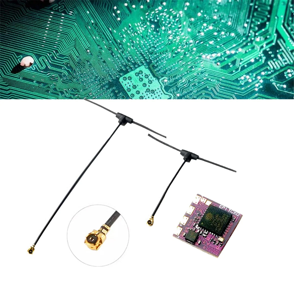 Happymodel เครื่องรับสัญญาณ EP1 2.4 ghxo ESP8285 elrs Micro-สำหรับแข่ง FPV Drone 25Hz-500Hz EP1 TCXO