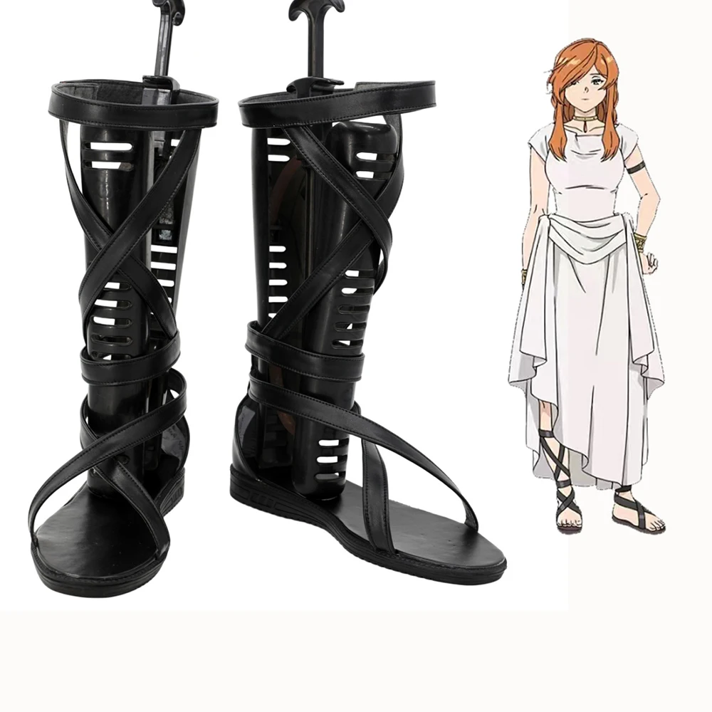 Frieren Beyond Journey's End Flamme Cosplay Boots Platform Sandals