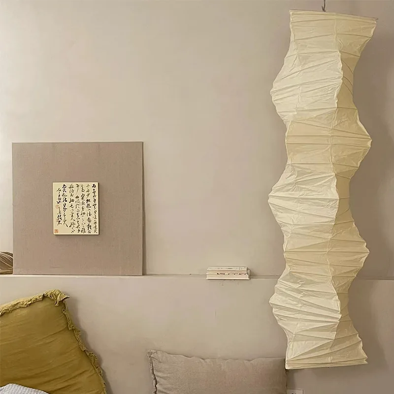 Rice paper floor lamp living room study creative decoration sun paper floor lamp