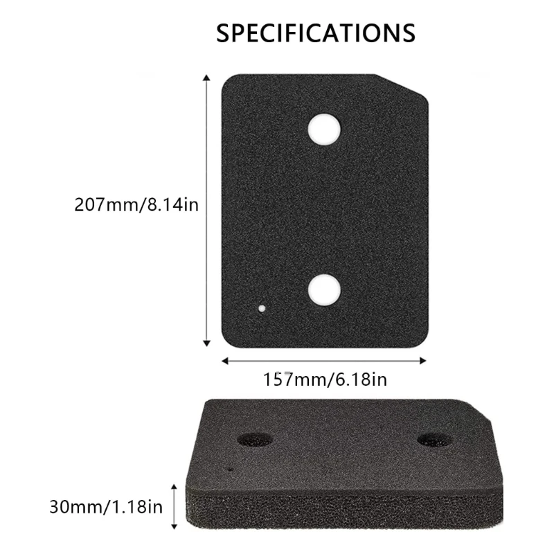 For 9164761 Filter Coarse Fine Filter Lint Filter Foam Sponge Condenser Dryer and Heat Pump Dryer Pack of 3/4/5/6/10