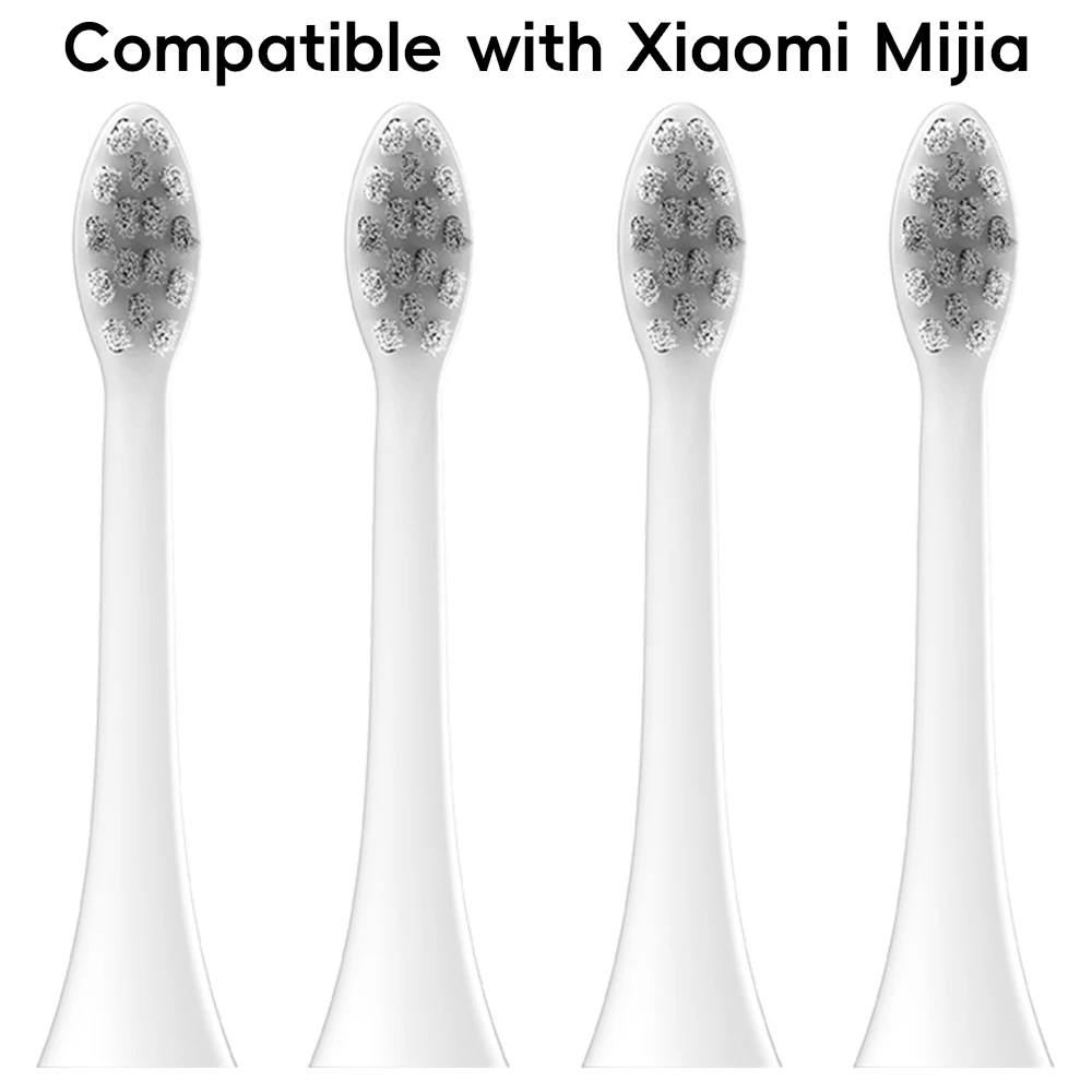 2/4/8/12 Count Professional Sonic Replacement Brush Heads Compatible with Xiaomi T300 T500 T500C T700 Electric Toothbrush