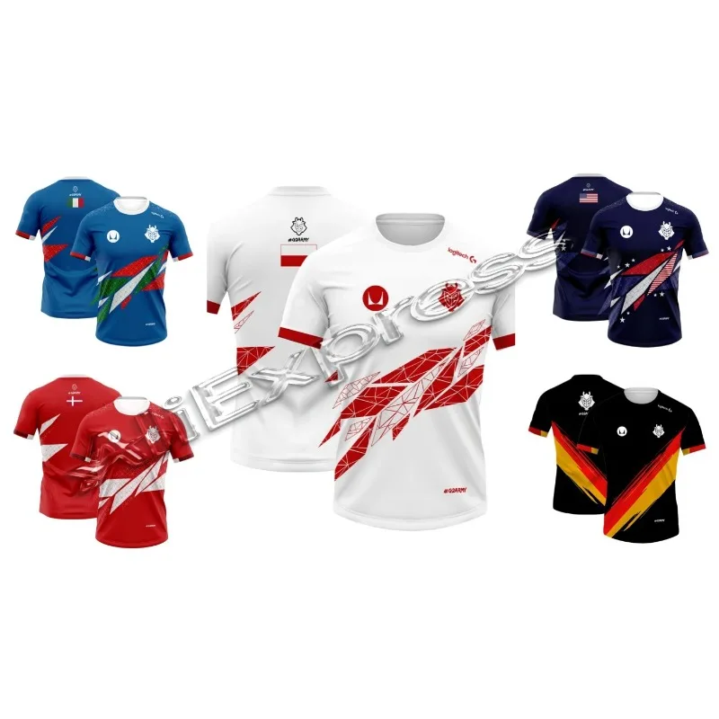 

moto 2024 League of Legends S14 Global Finals G2 Team Uniform T-shirt Caps Same Style Clothes LOL Games Jersey T-shirt