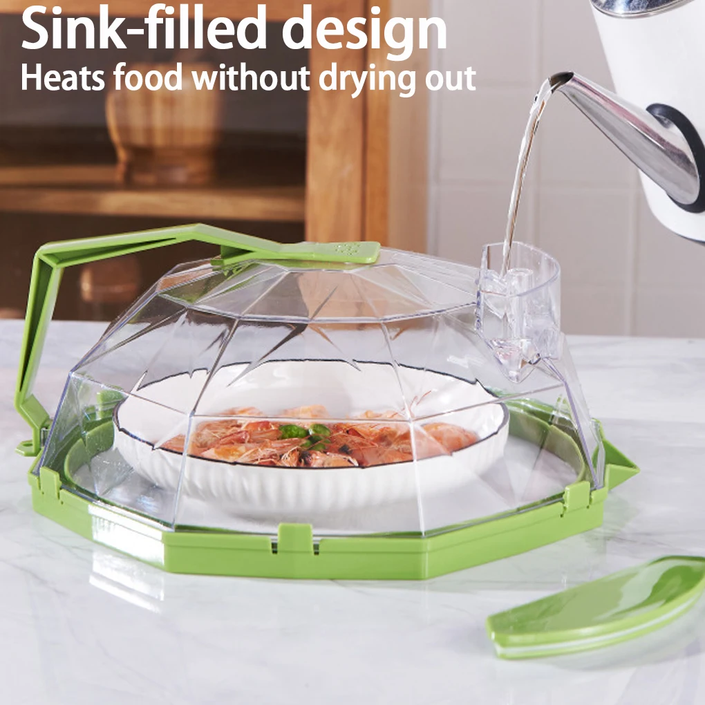 

New Microwave Splash Heating Cover High Temperature Resistant Water Injection And Oil Splash-Proof Fresh-Keeping Cover