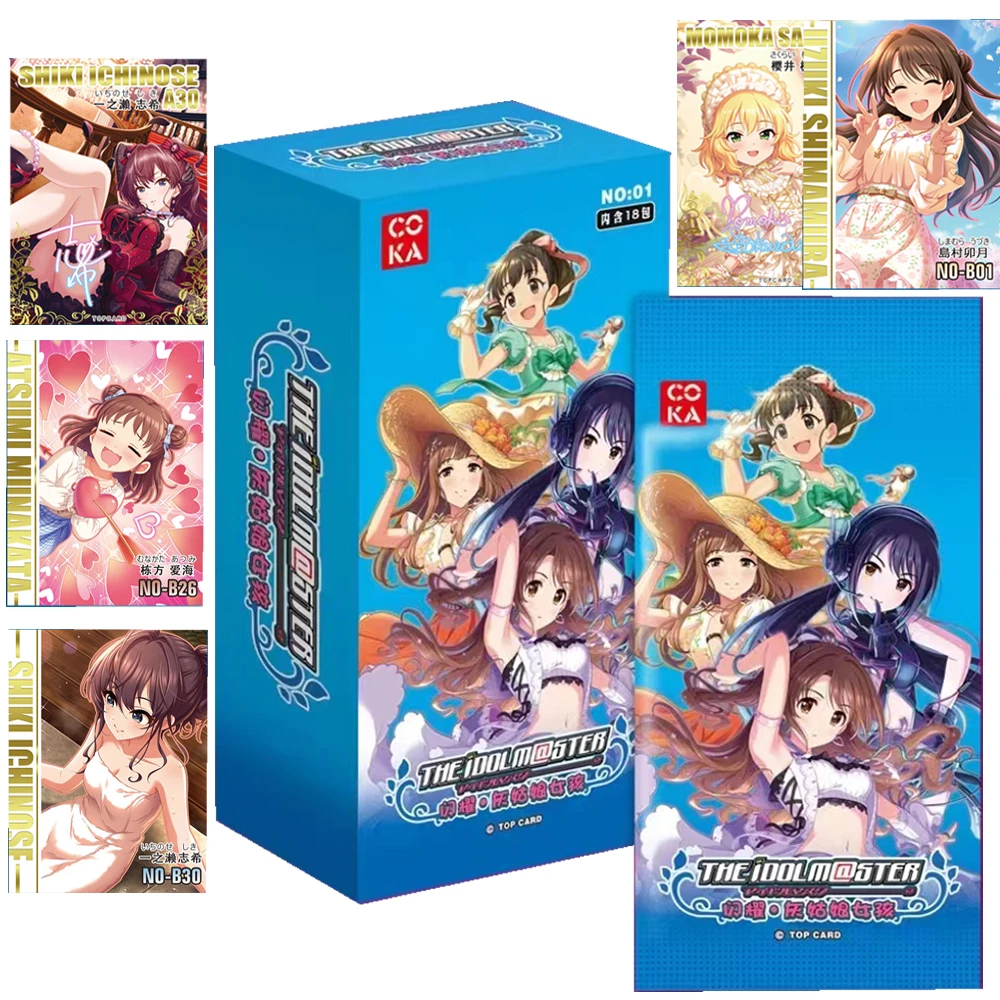 

THE IDOLM@STER Collection Card For Children Yanase Miyuki Chika Yokoyama Shiragiku Hotaru Exquisite Limited Game Card Kids Gifts