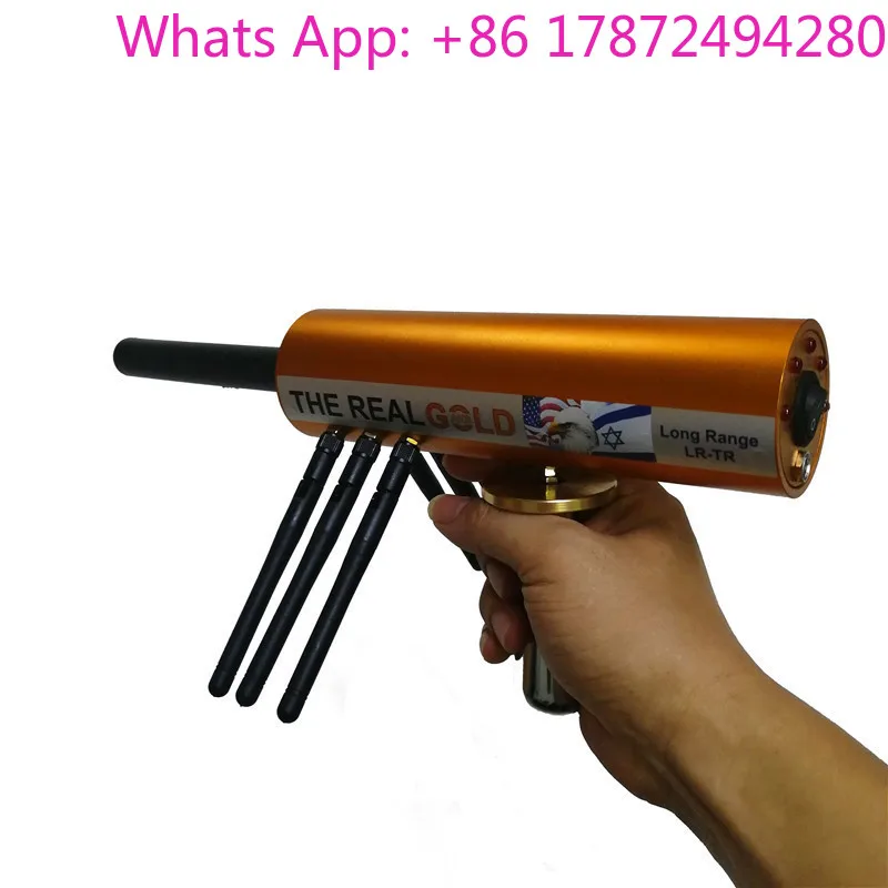 Handheld Metal Detector Filter Original Case Built-in Battery 8 Inches Sensitivity for Silver Gem Diamond