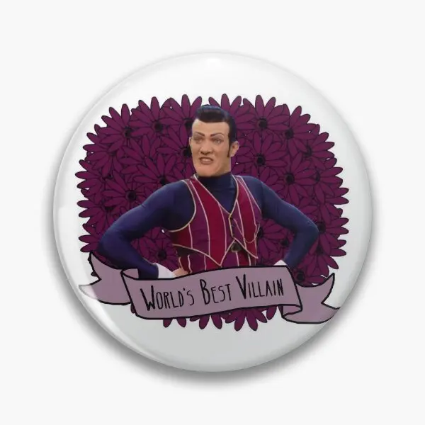 Robbie Rotten  Soft Button Pin Gift Decor Lapel Pin Collar Lover Fashion Women Funny Hat Jewelry Creative Badge Clothes Metal