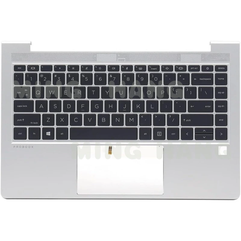

l New for HP ProBook 440 445 G8 14" Palmrest Keyboard Bezel LTNA M23770-161 w/SD card