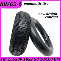 80/65-6 Pneumatic Tyre for Kugoo M4 Pro Quick 3 Zero 10x Electric Scooter 10x2.50/3.0 255x80 Inner Outer Tire Replace Parts