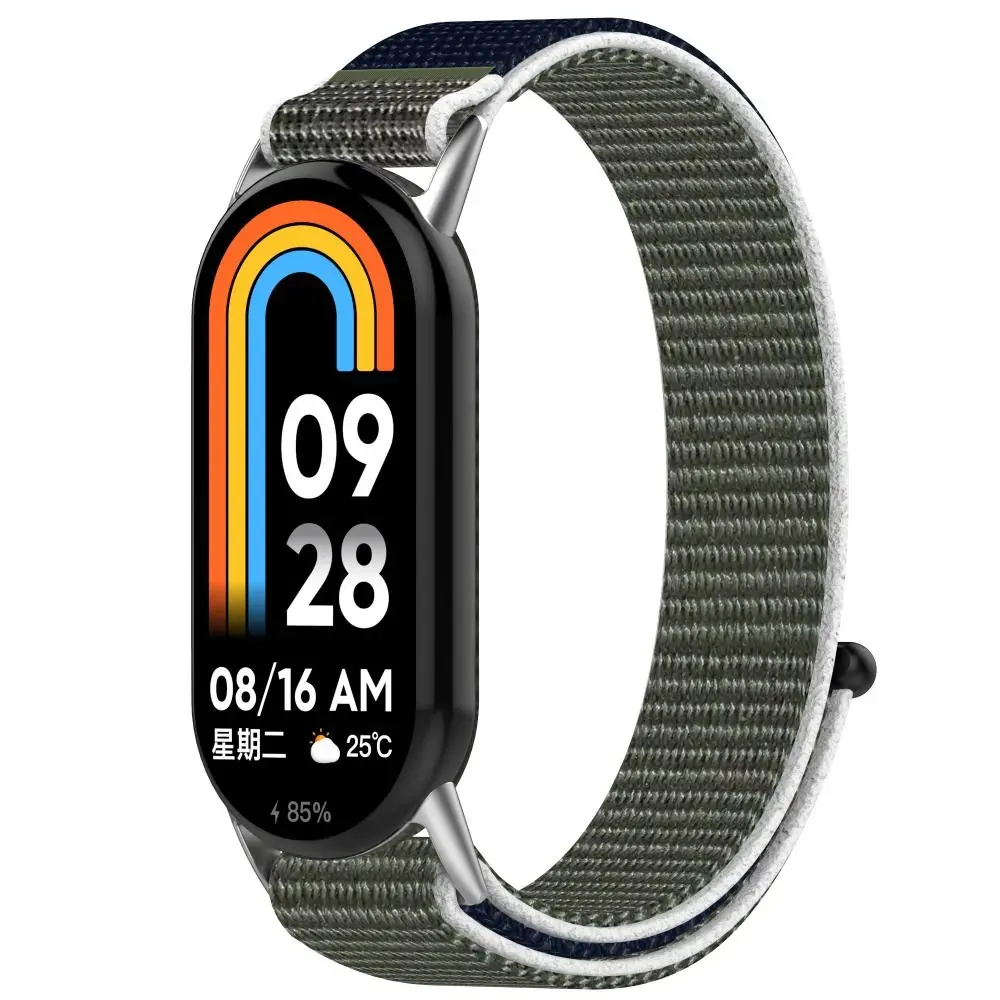Correa de nailon suave para Xiaomi Band 8, pulsera de repuesto, accesorios ajustables