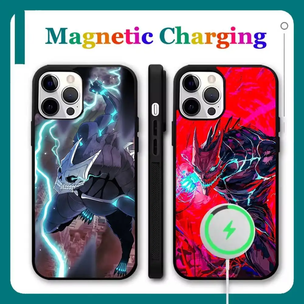 

Kaiju No 8 Anime Cool Phone Case For iPhone 17,16,15,14,13,12,11,Pro,Max,Plus,Mini,Air,SE New Magsafe Wireless Charging